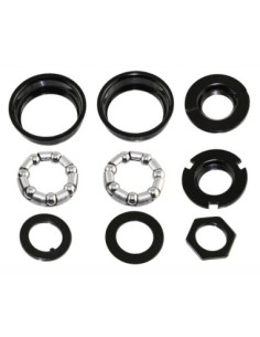 Bottom Bracket Set 1/Piece Crank 5/16x7 24tpi Black.